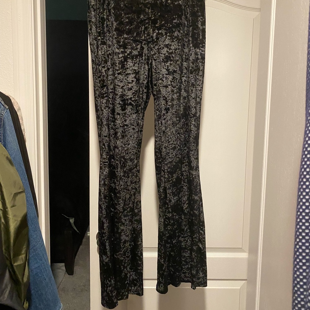 Wide leg suede pants - Picture 3 of 4
